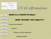 Tablet Screenshot of ccas4vettes.com